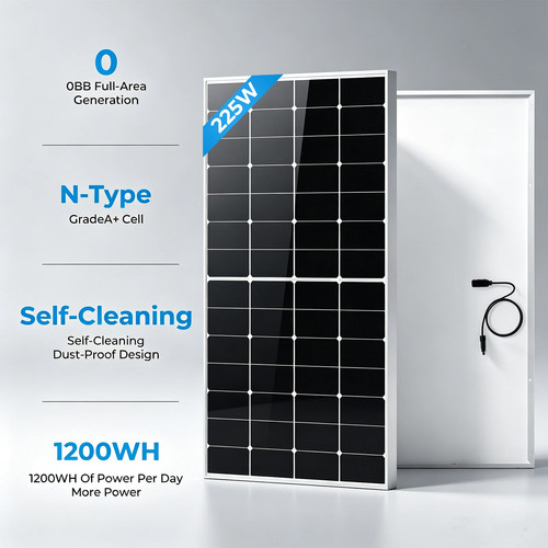 225w solar panel - solar, n-type